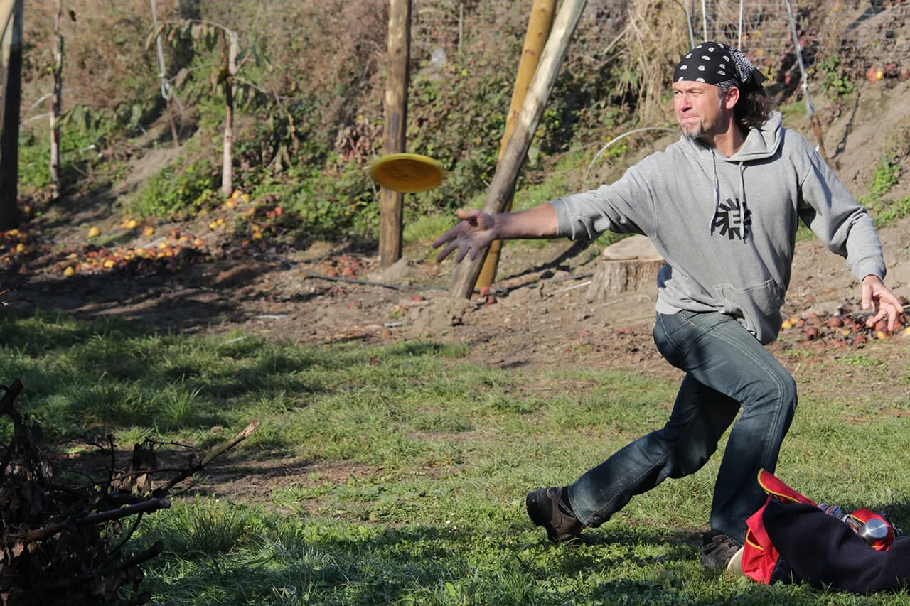 Widok: Disc golf w gospodarstwie agroturystycznym Gut Hügle w Ravensburgu