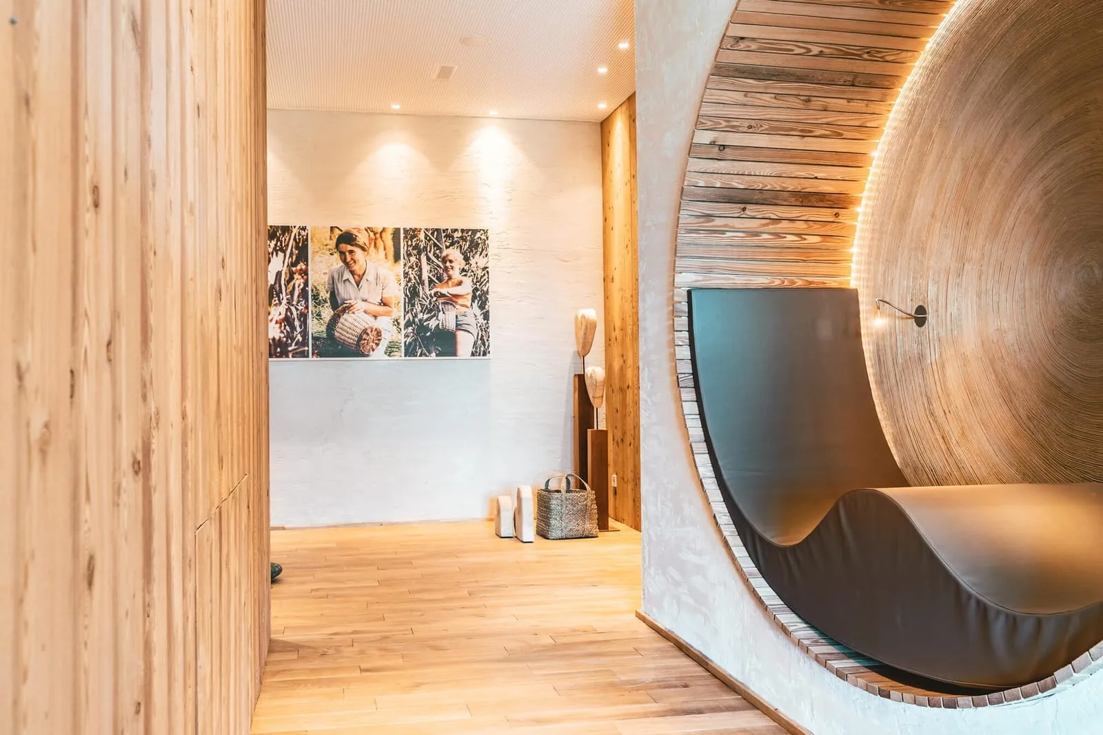 Strefa saun w rodzinnym SPA Gut Hügle
