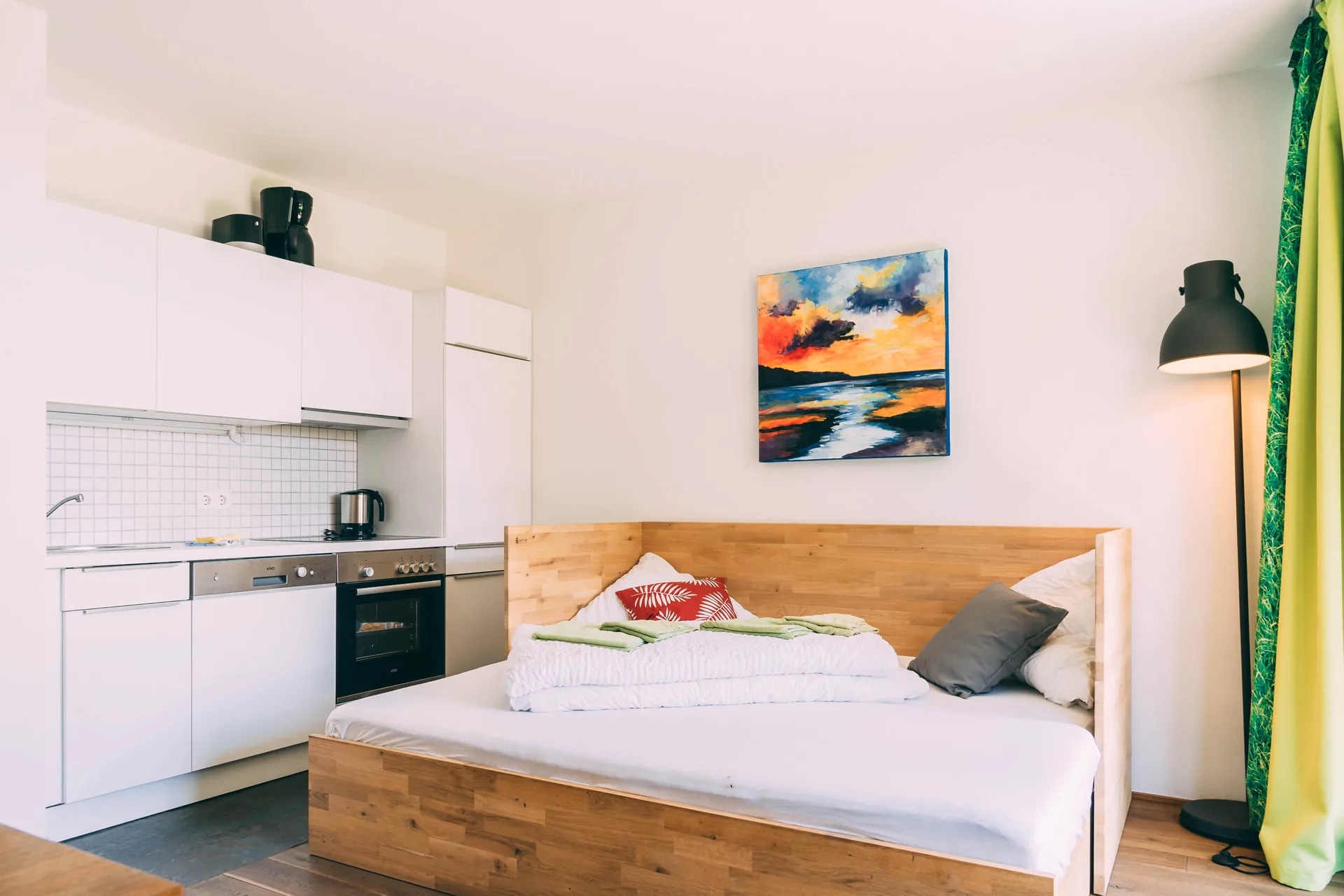 Widok: Apartament wakacyjny nad Jeziorem Bodeńskim: Familien Suite Terrasse | Gut Hügle
