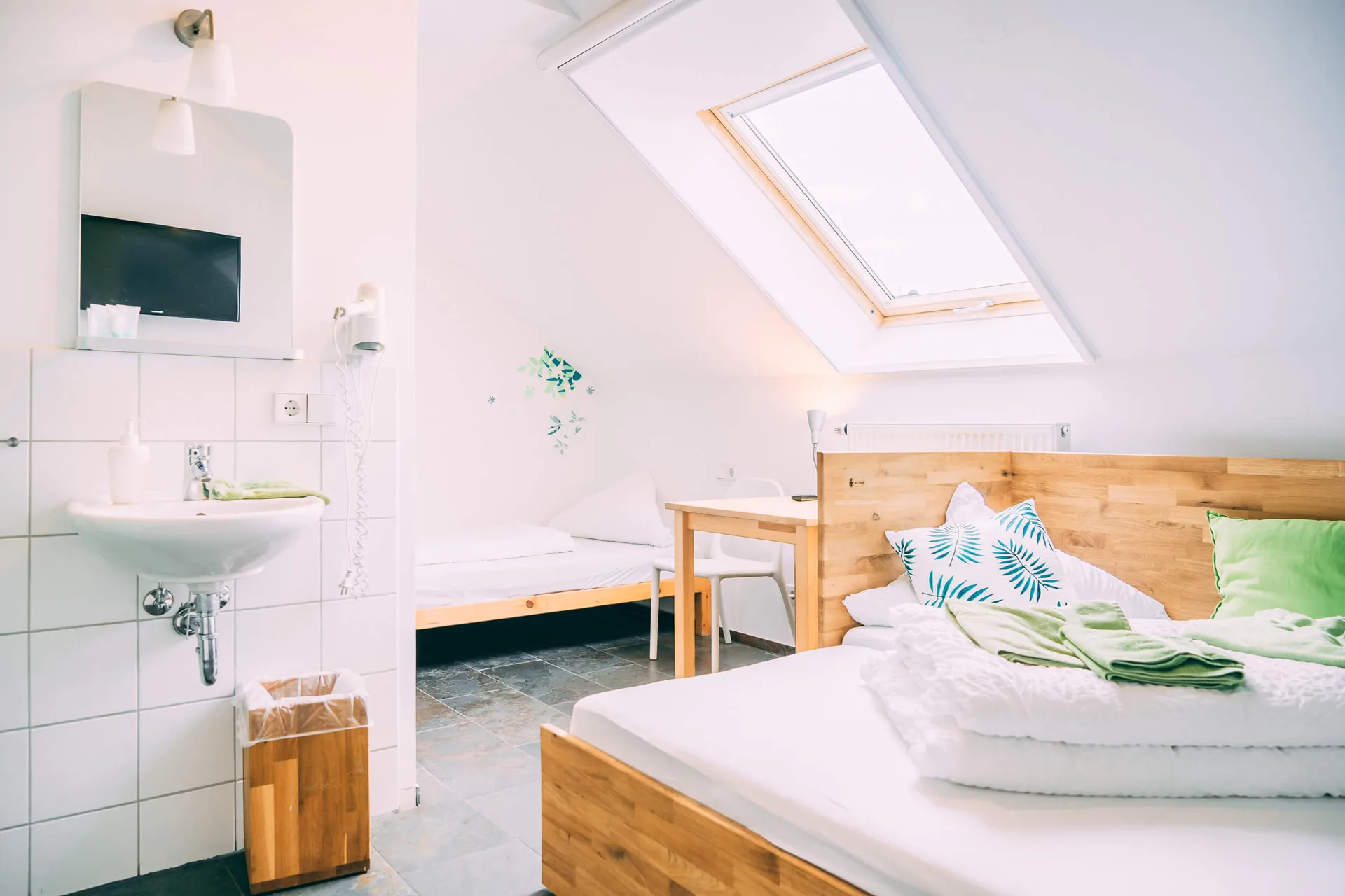 Widok: Apartament wakacyjny nad Jeziorem Bodeńskim: Budgetzimmer | Gut Hügle