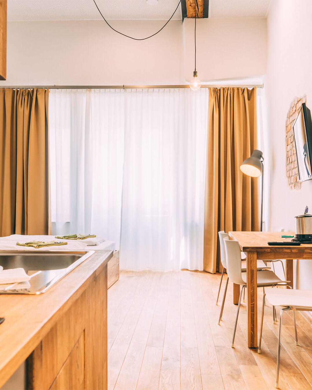 Część dzienna apartamentu wakacyjnego Gut Hügle